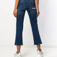 Love Moschino Blue Cotton Jeans & Pant