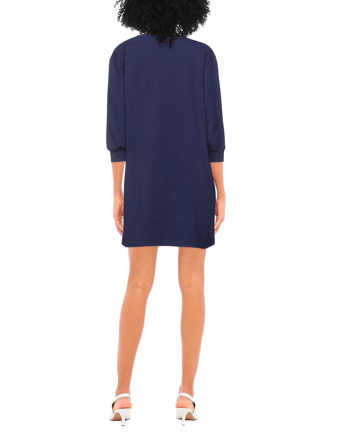 Love Moschino Blue Cotton Dress