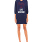 Love Moschino Blue Cotton Dress