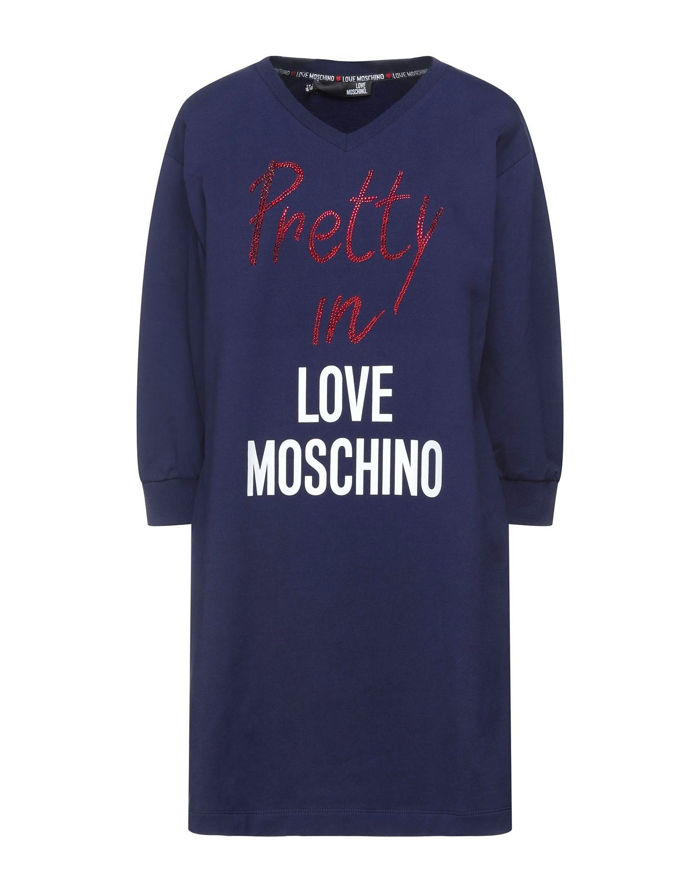Love Moschino Blue Cotton Dress