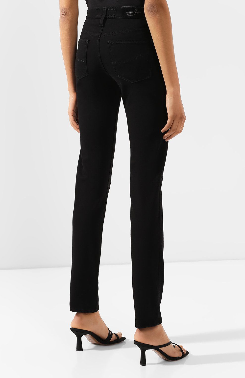 Jacob Cohen Black Cotton Jeans & Pant