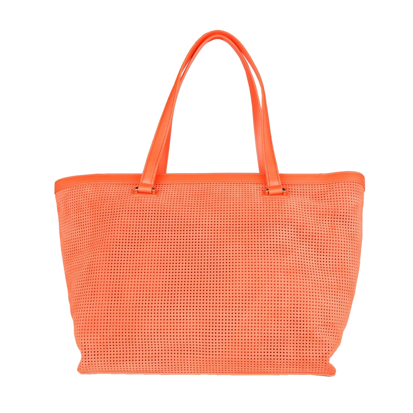 Cavalli Class Arancione Cotton Handbag