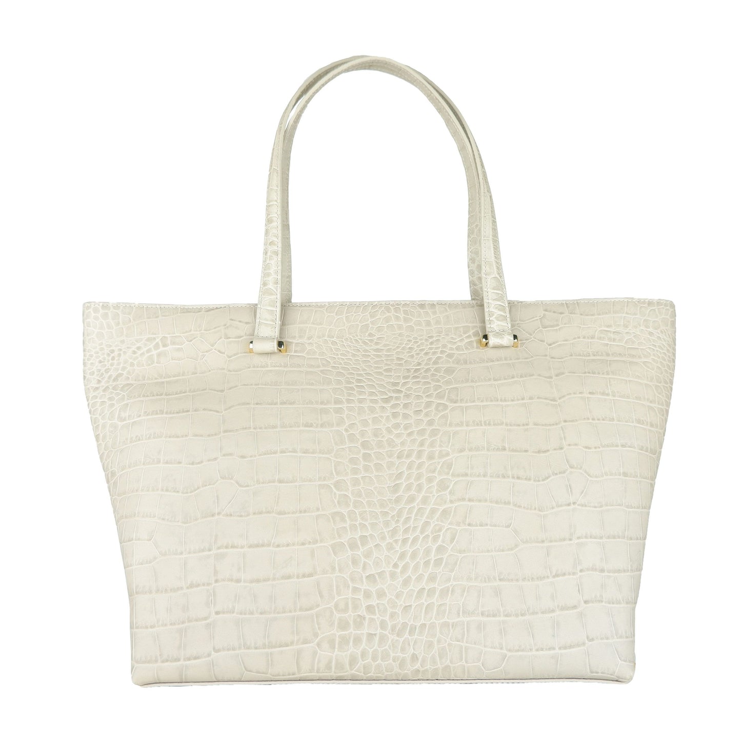 Cavalli Class Bianco Calfskin Handbag