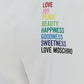 Love Moschino White Cotton Jeans & Pant