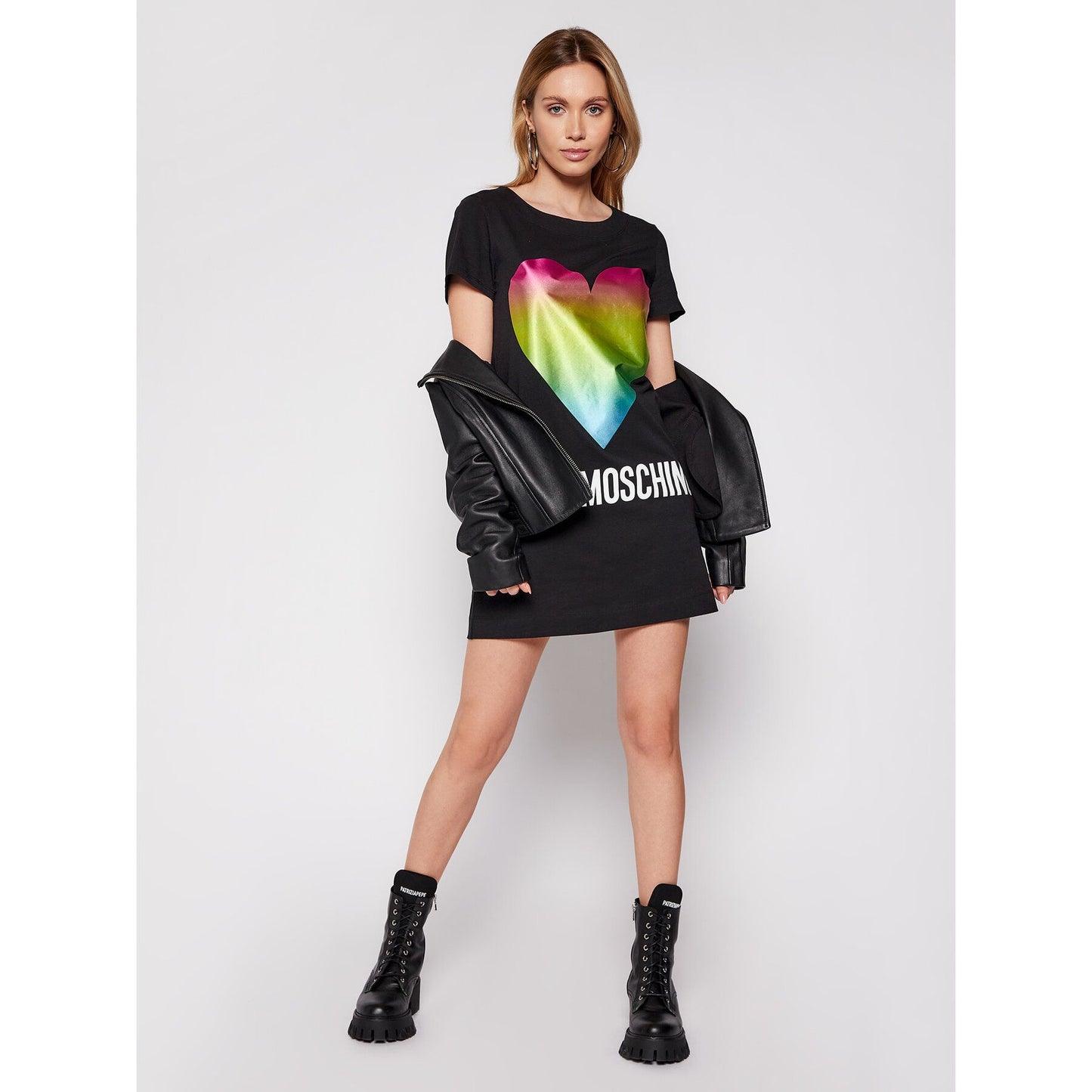 Love Moschino Black Cotton Dress