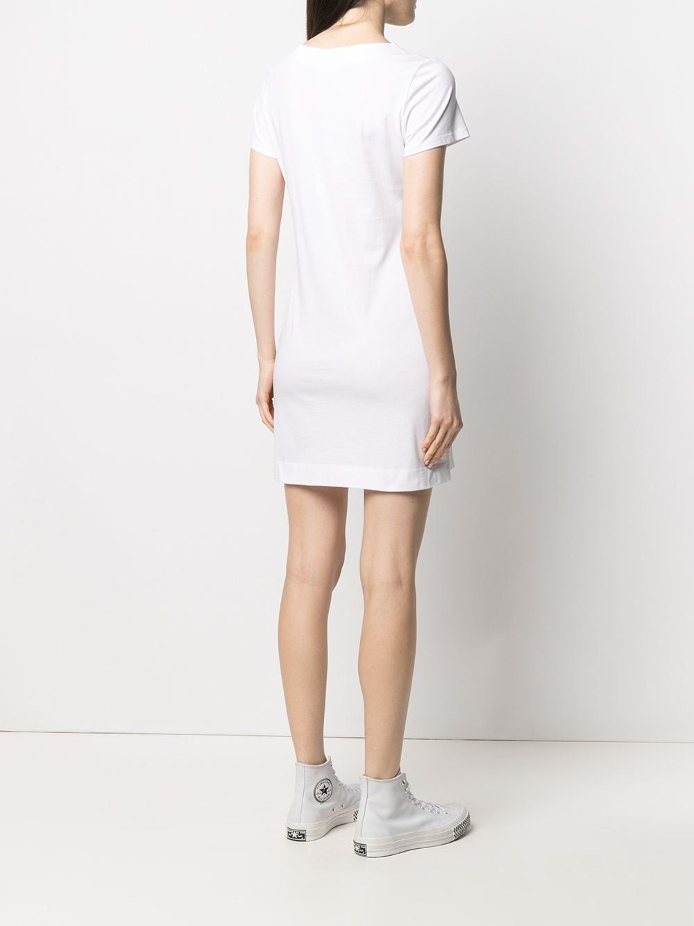 Love Moschino White Cotton Dress