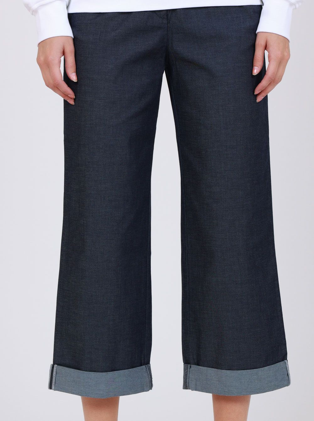 Love Moschino Blue Cotton Jeans & Pant