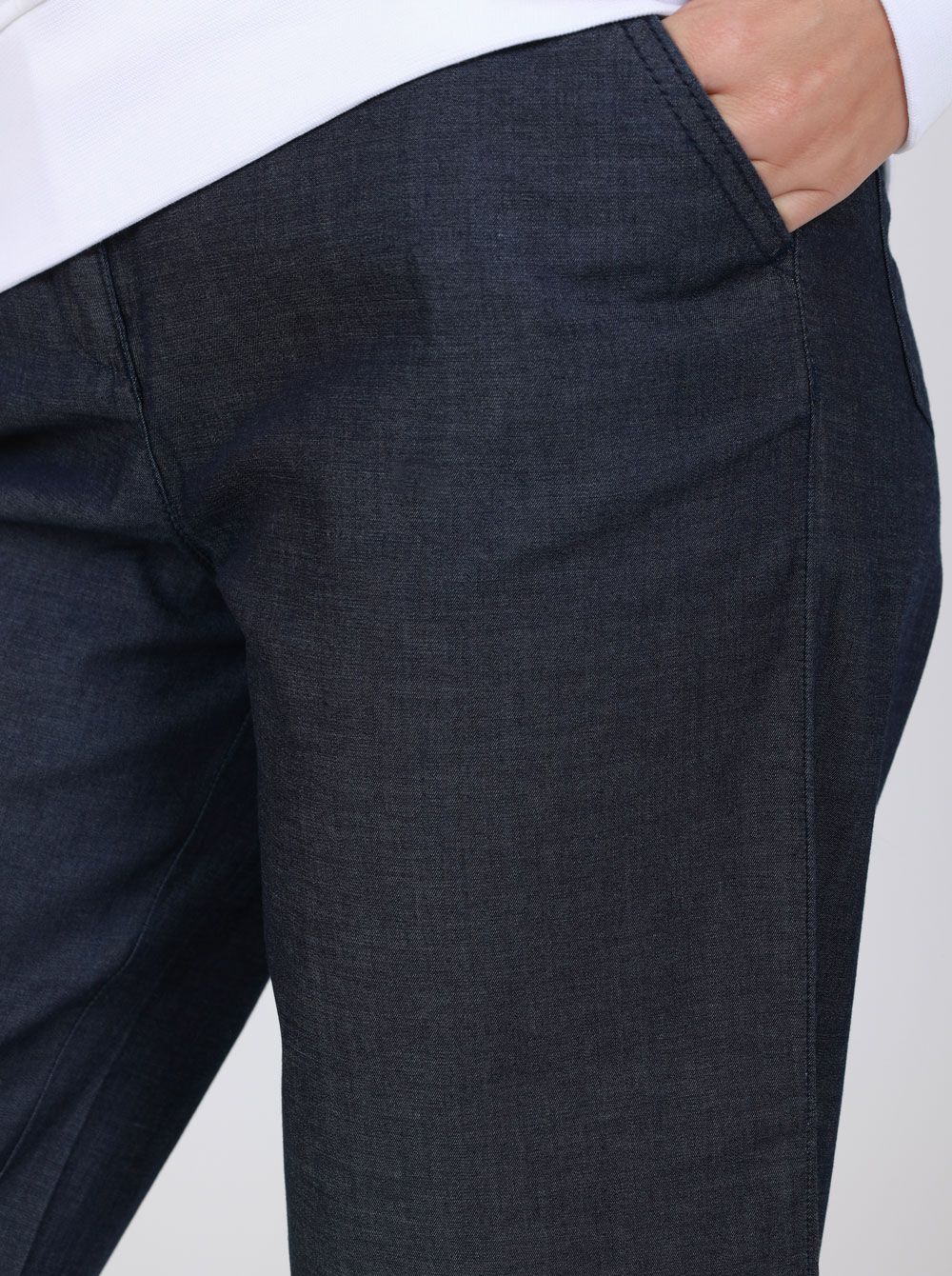 Love Moschino Blue Cotton Jeans & Pant