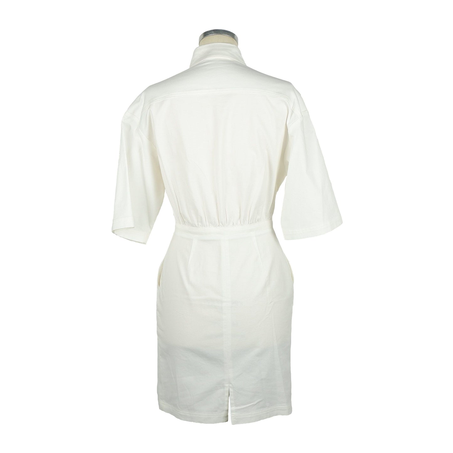 Love Moschino White Cotton Dress