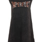 Imperfect Black Cotton Dress