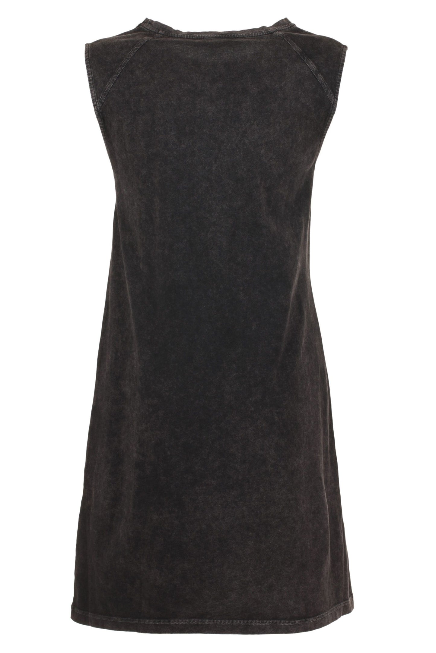 Imperfect Black Cotton Dress
