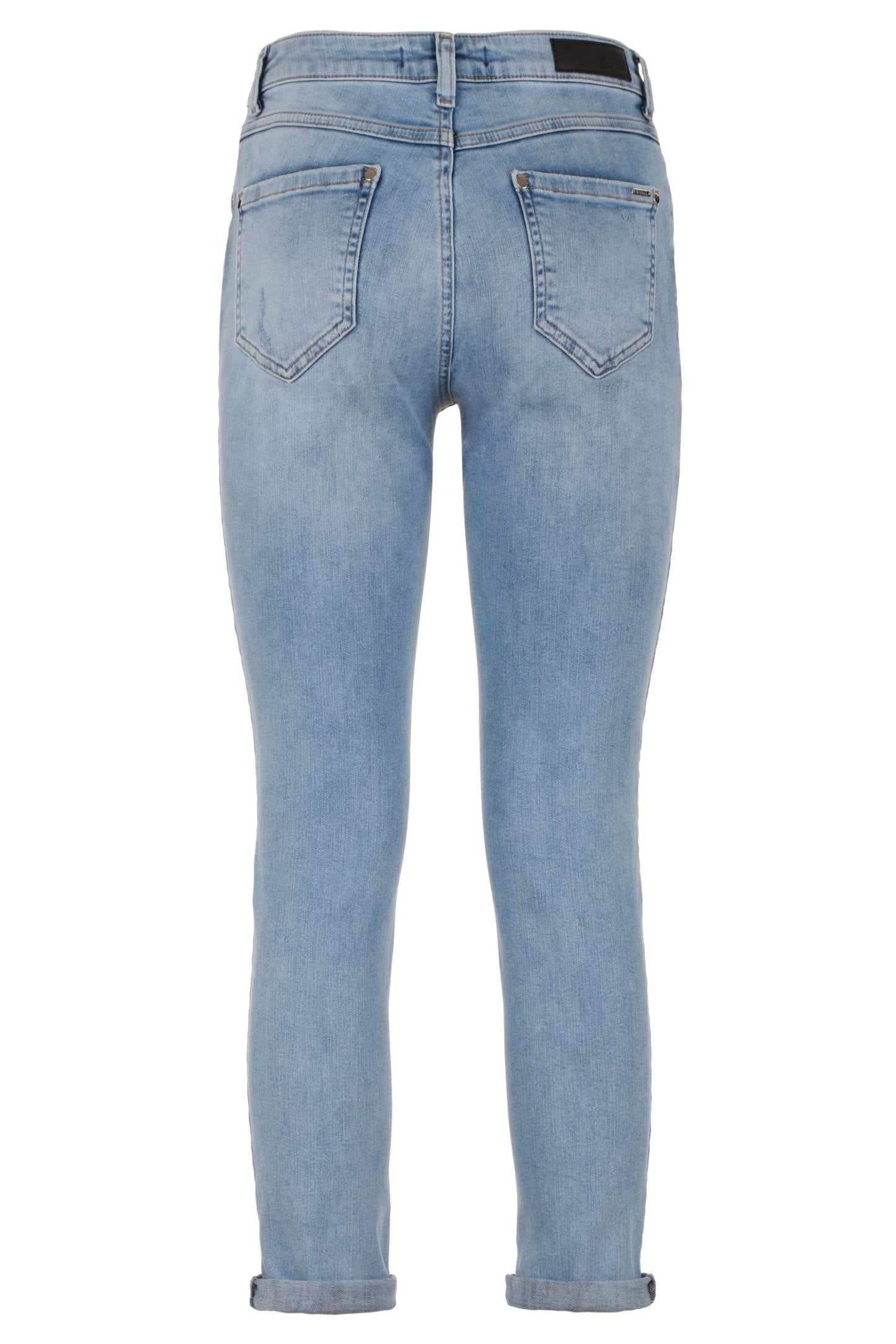 Imperfect Blue Cotton Jeans & Pant