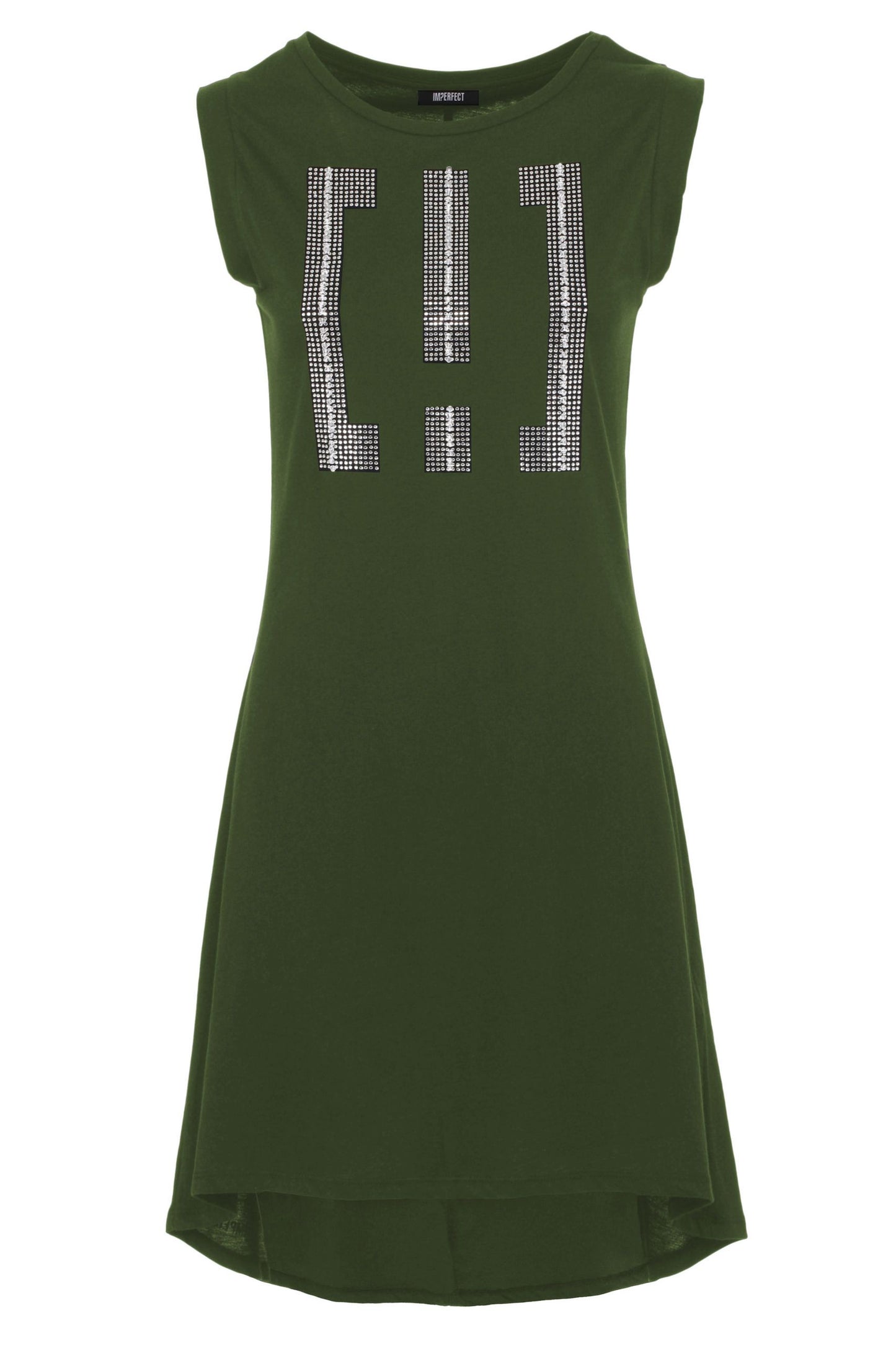 Imperfect Green Cotton Dress