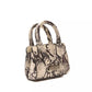 Pompei Donatella Gray Leather Handbag