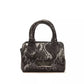 Pompei Donatella Gray Leather Handbag