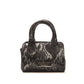 Pompei Donatella Gray Leather Mini Handbag