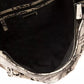 Pompei Donatella Gray Leather Shoulder Bag