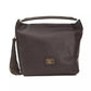 Pompei Donatella Brown Leather Shoulder Bag