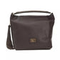 Pompei Donatella Brown Leather Shoulder Bag