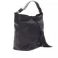 Pompei Donatella Gray Leather Shoulder Bag