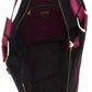 Pompei Donatella Burgundy Leather Shoulder Bag