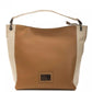 Pompei Donatella Brown Leather Shoulder Bag