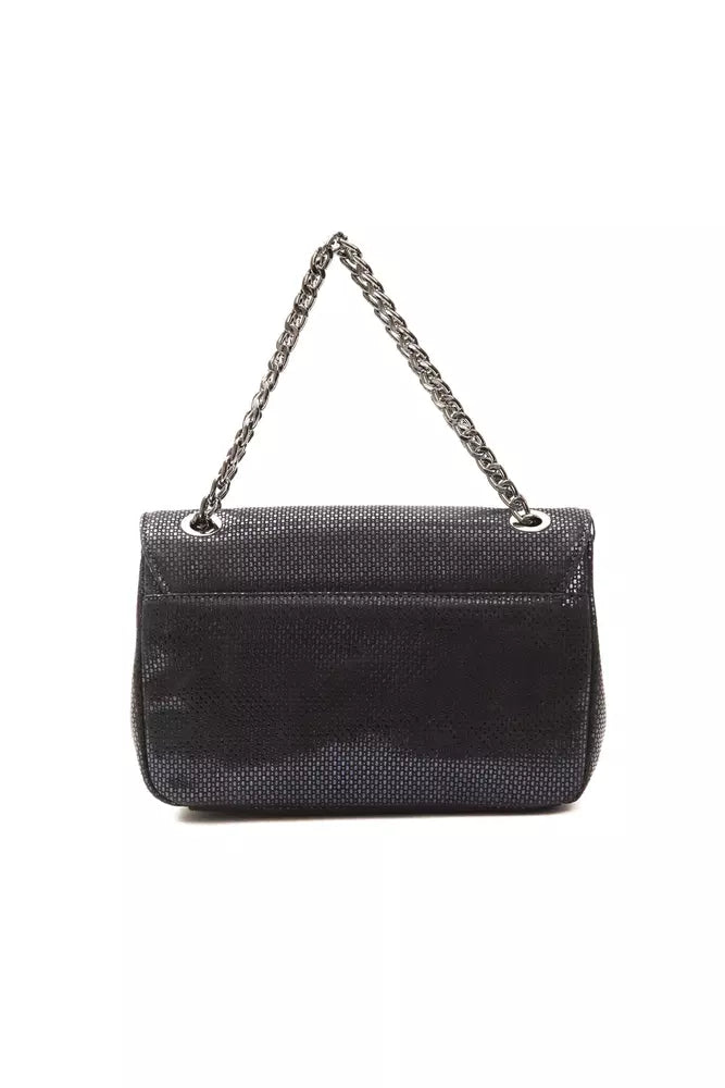 Pompei Donatella Blue Leather Crossbody Bag