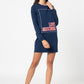 Love Moschino Blue Cotton Dress
