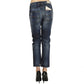 Jacob Cohen Blue Cotton Jeans & Pant