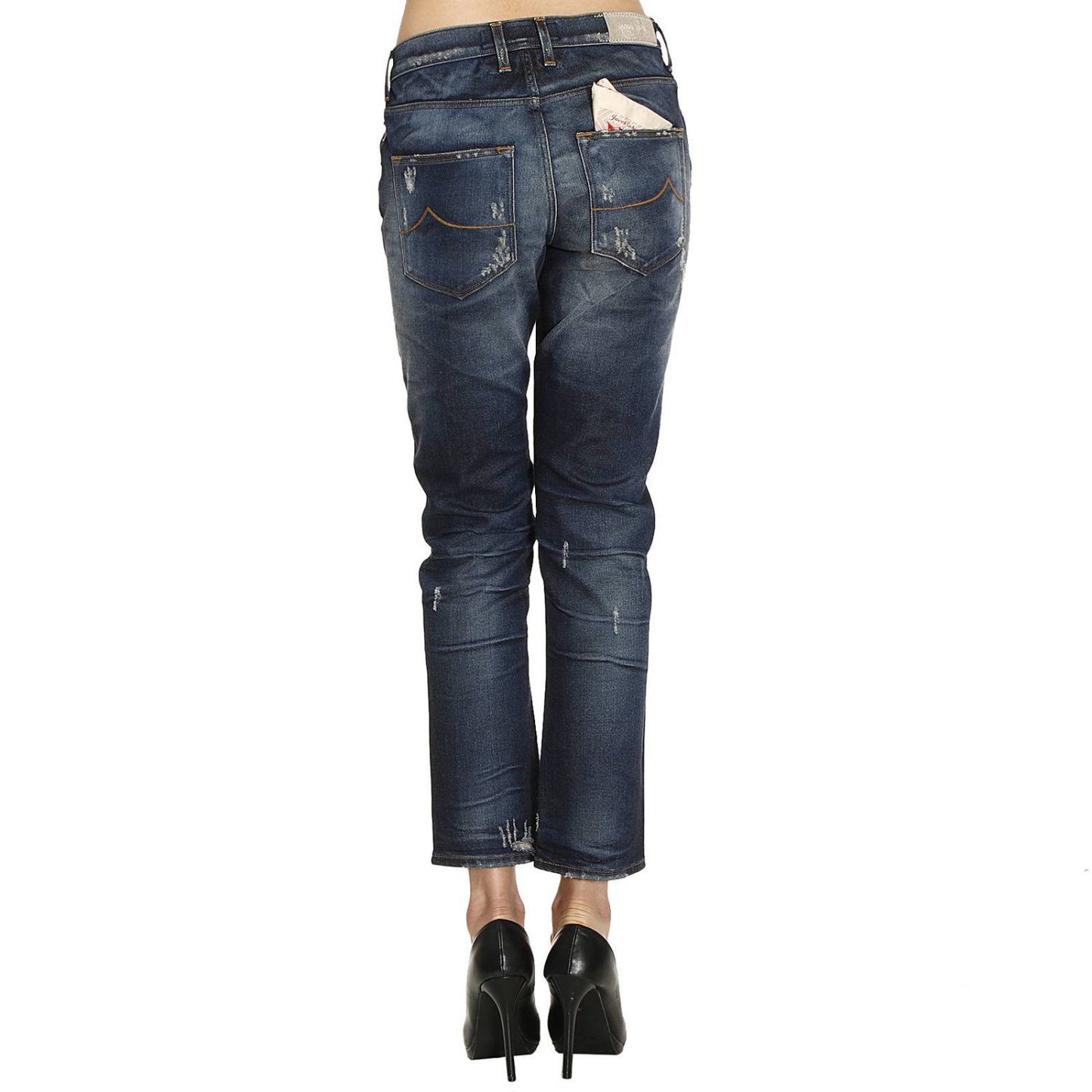 Jacob Cohen Blue Cotton Jeans & Pant