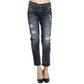 Jacob Cohen Blue Cotton Jeans & Pant
