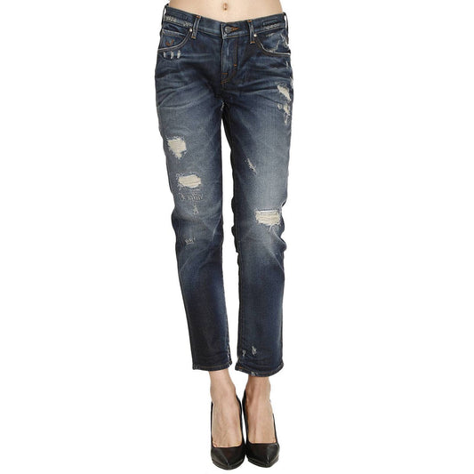 Jacob Cohen Blue Cotton Jeans & Pant