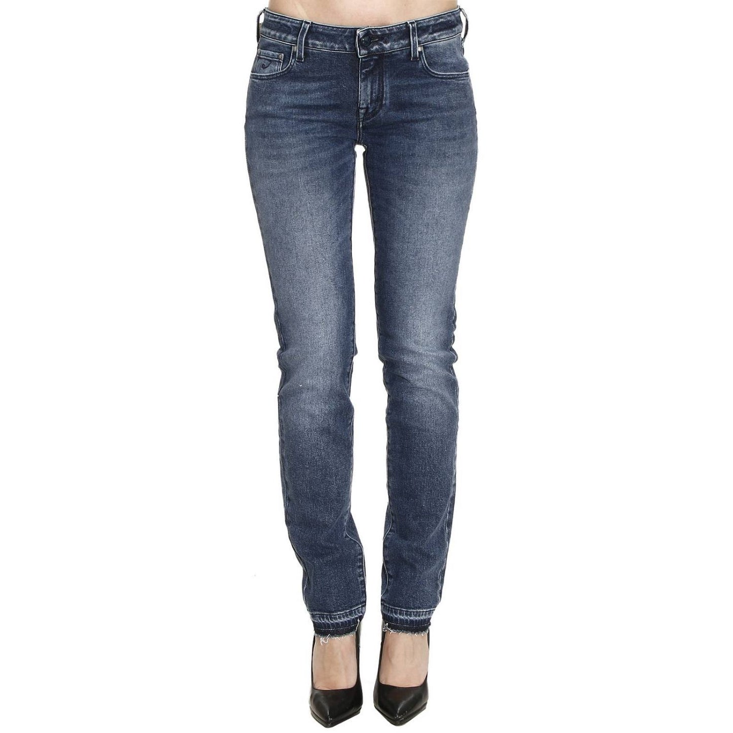 Jacob Cohen Blue Cotton Jeans & Pant