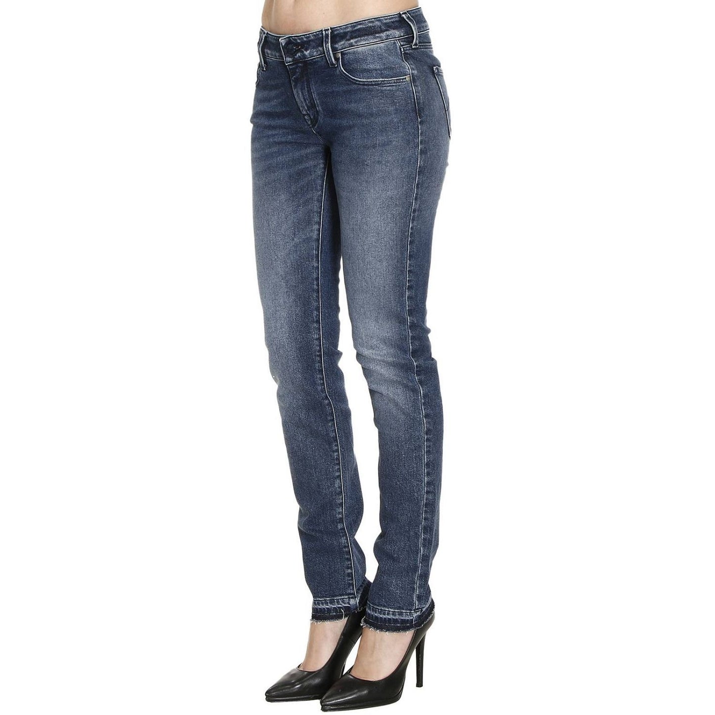 Jacob Cohen Blue Cotton Jeans & Pant