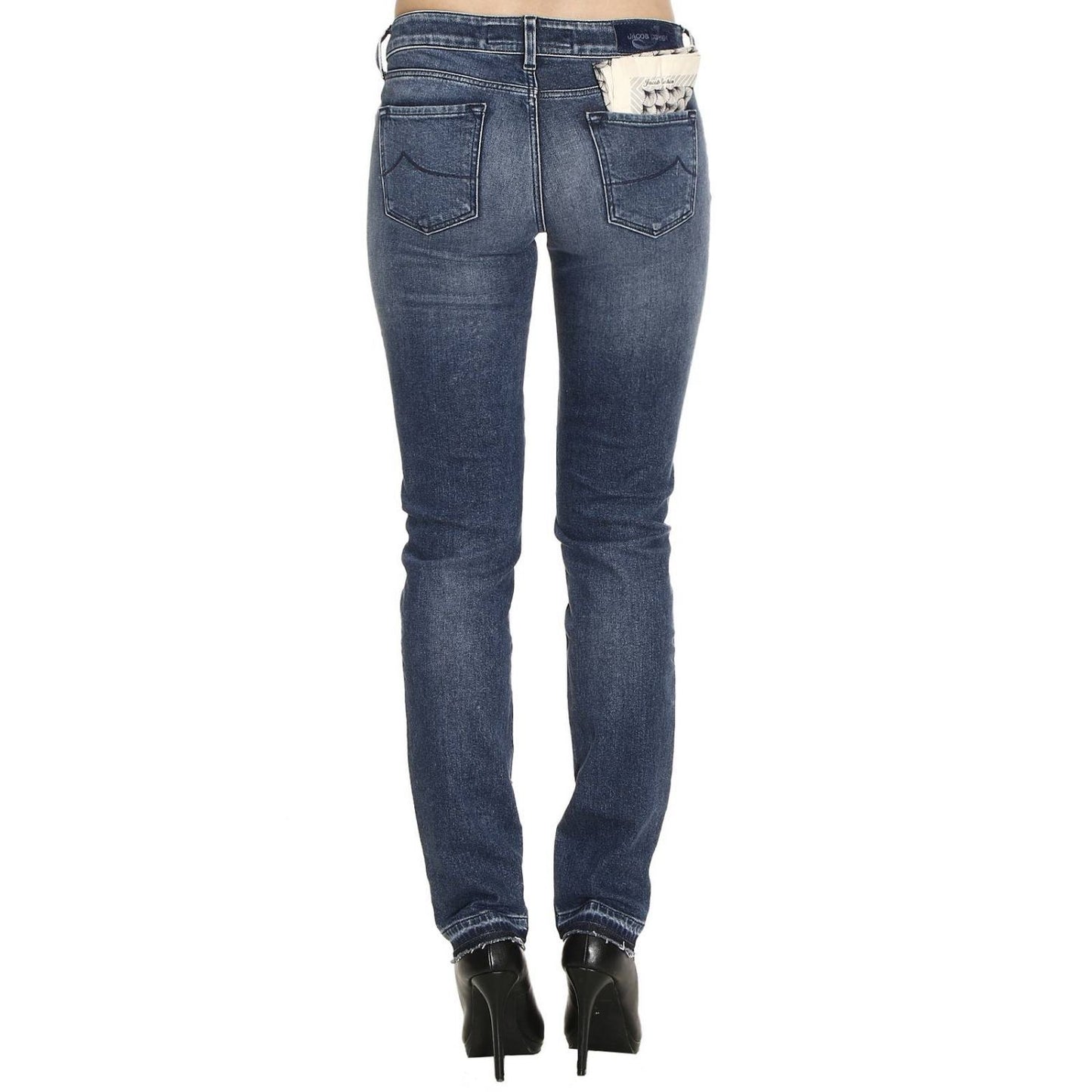 Jacob Cohen Blue Cotton Jeans & Pant