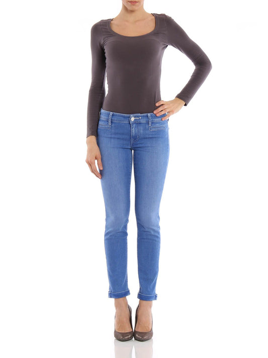 Jacob Cohen Light Blue Cotton Jeans & Pant