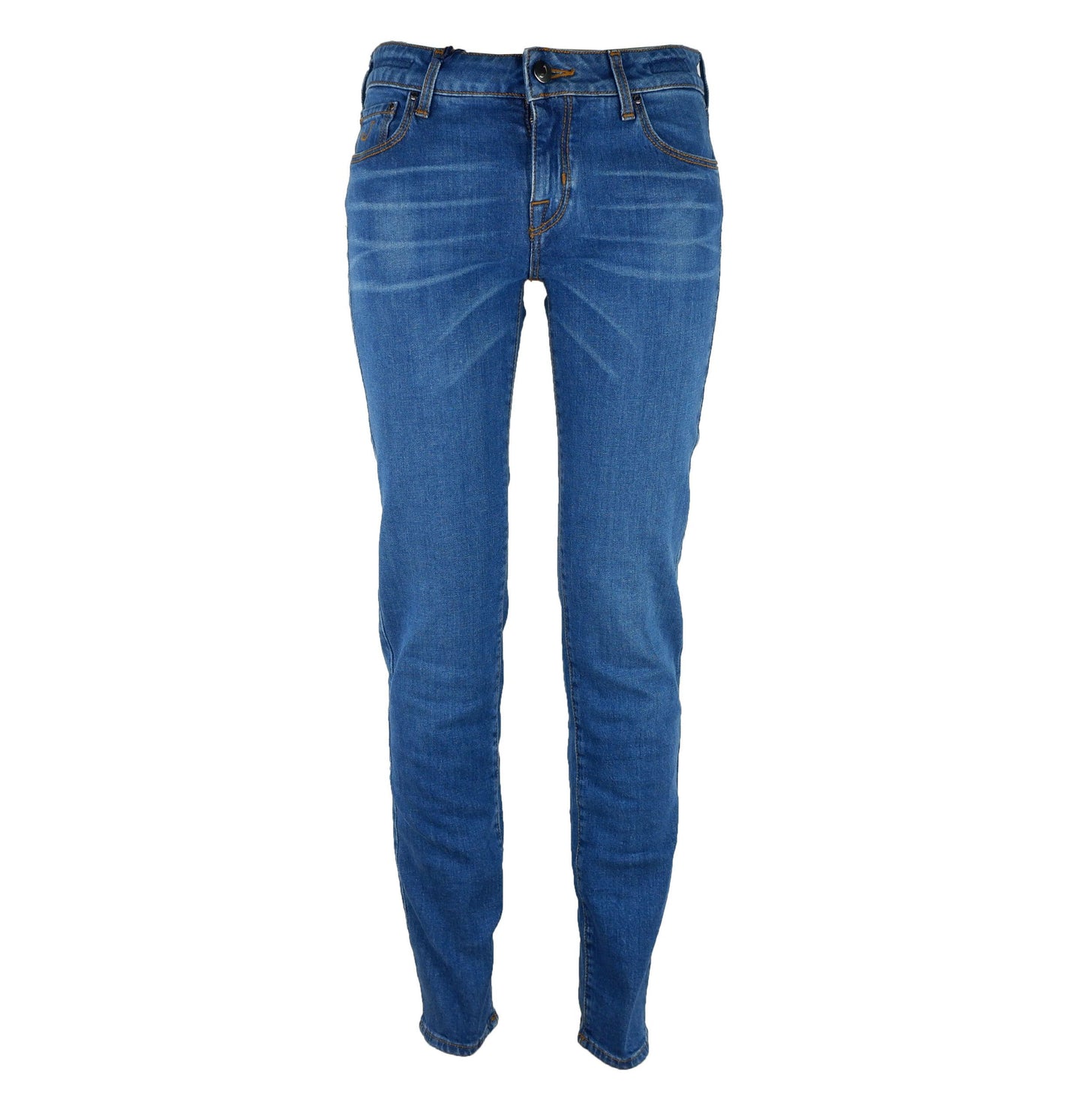 Jacob Cohen Blue Cotton Jeans & Pant