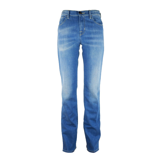 Jacob Cohen Blue Cotton Jeans & Pant