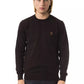 Uominitaliani Brown Merino Wool Sweater
