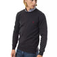 Uominitaliani Gray Merino Wool Sweater