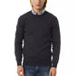 Uominitaliani Gray Merino Wool Sweater