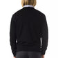 Uominitaliani Black Merino Wool Sweater