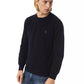 Uominitaliani Blue Wool Sweater