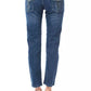 Ungaro Fever Light Blue Cotton Jeans & Pant