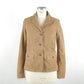 Emilio Romanelli Beige Leather Jackets & Coat
