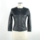 Emilio Romanelli Blue Leather Jackets & Coat