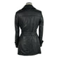 Emilio Romanelli Black Leather Jackets & Coat