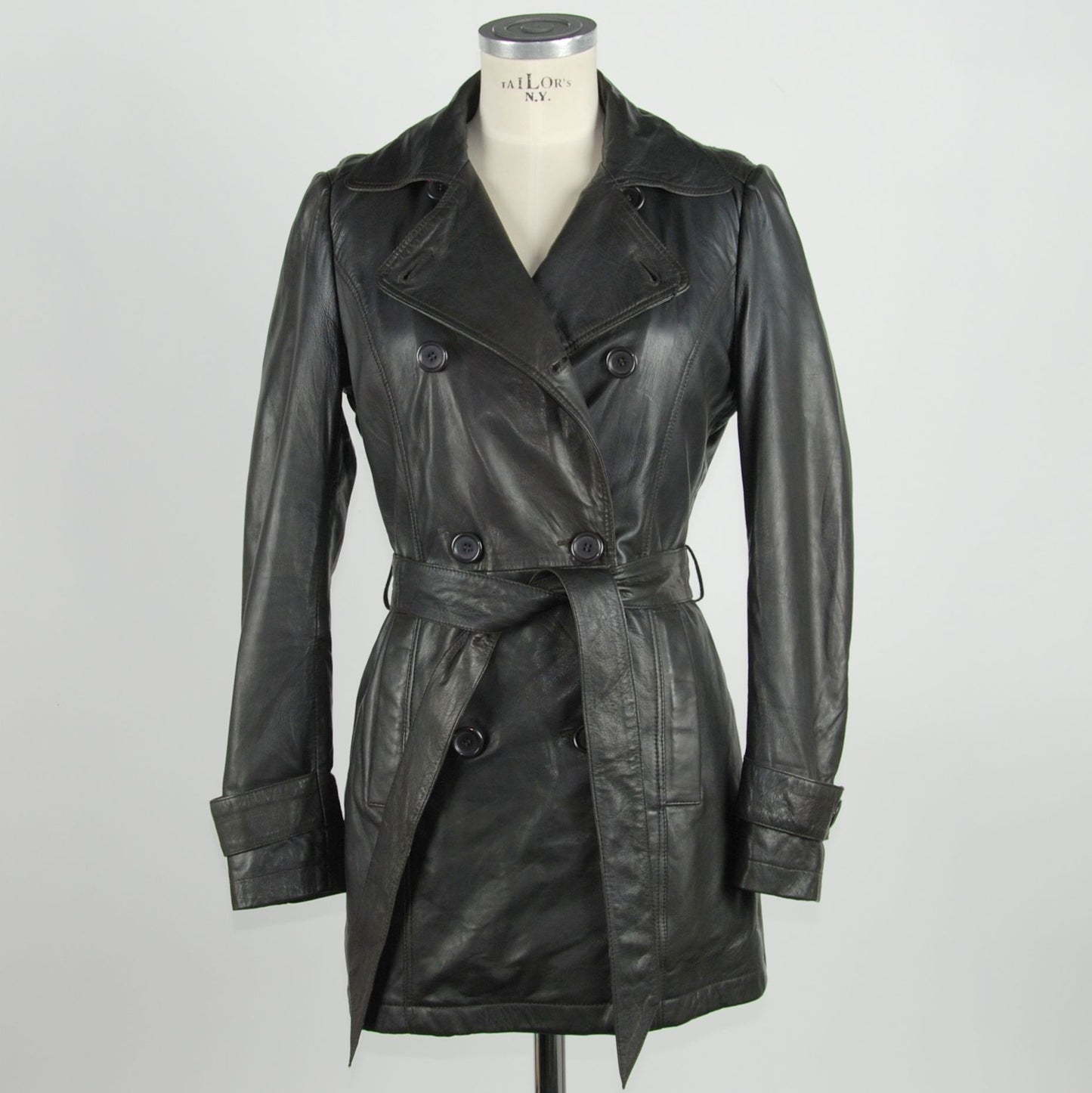 Emilio Romanelli Brown Leather Jackets & Coat