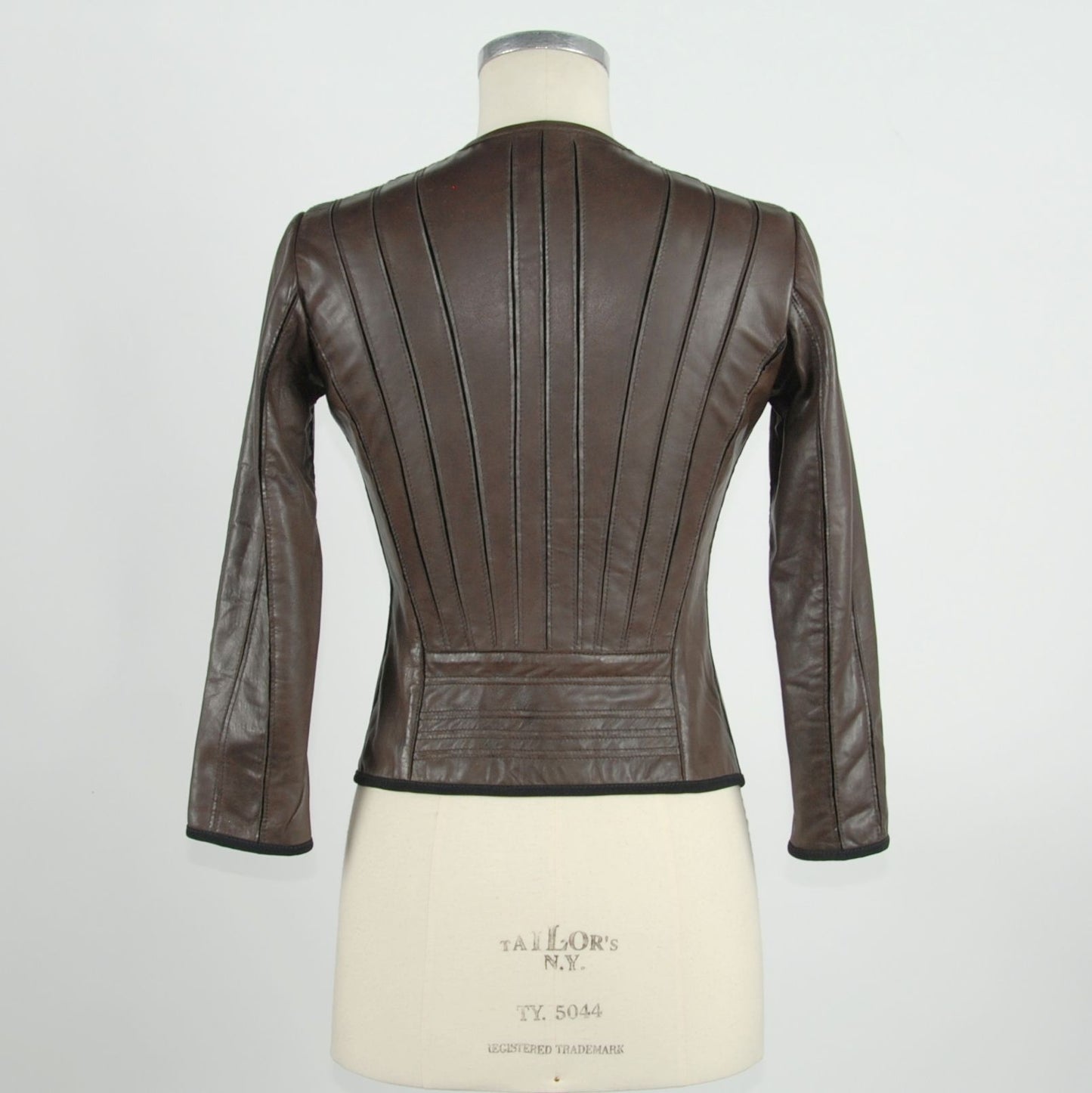 Emilio Romanelli Brown Leather Jackets & Coat